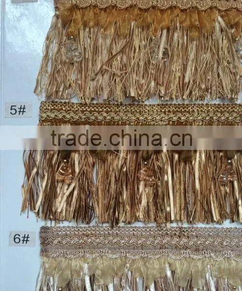 [YZLACE] Tassels Lace Curtains Wholesale 10024 photo-2