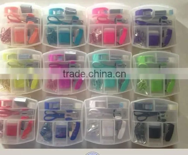 Plastic Mini Office School Stationery Set photo-3