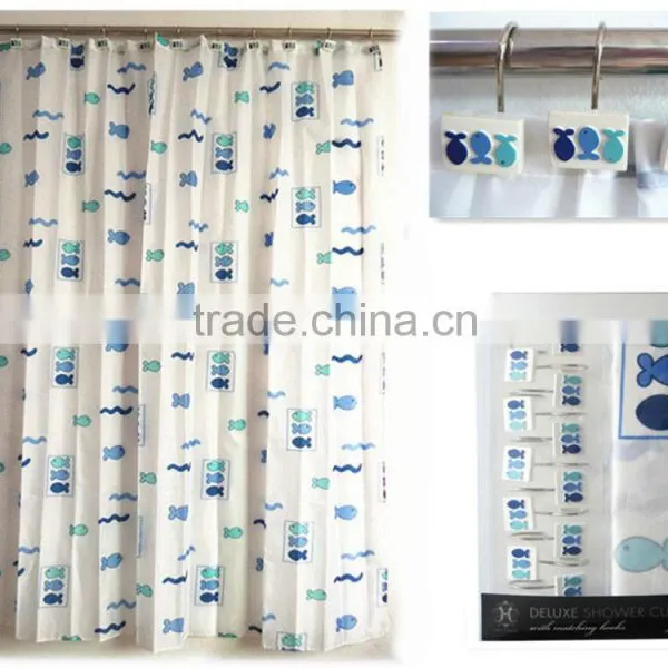 Factory Can Supply Directly Lovely Shower Curtain Waterproof;hand Crafted Shower Curtain photo-3