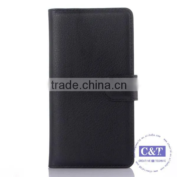 C&T Deluxe Fashion PU Leather Flip Folio Case Cover For Huawei Honor 7 photo-3
