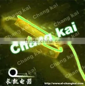 Decoration Wire for Colthes and Bags High Brightness Welted EL Wire-grass Green photo-2