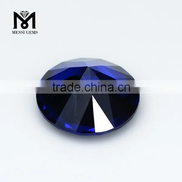 Synthetic Top Quality Round Diamond Cut Artificial Spinel Gemstone photo-5