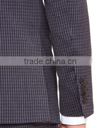Custom Design 100% Wool Fancy Men Suits Made in China photo-2