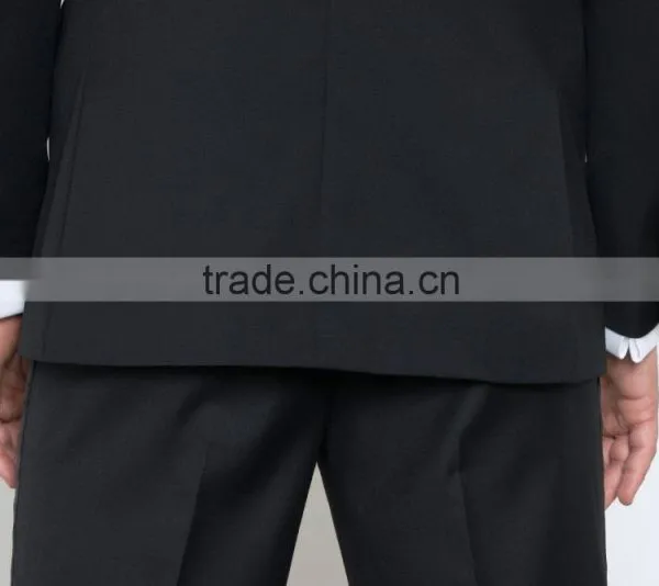 High Quality Custom Made Black Tuxedo Men Suits Slim Fit Wedding Supplier's Choice photo-4