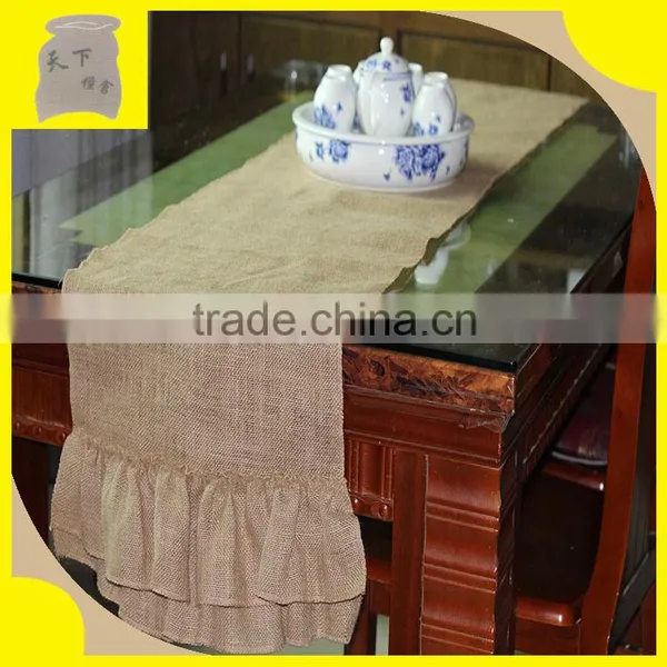 2014 New Design 100% Jute Tablecloth