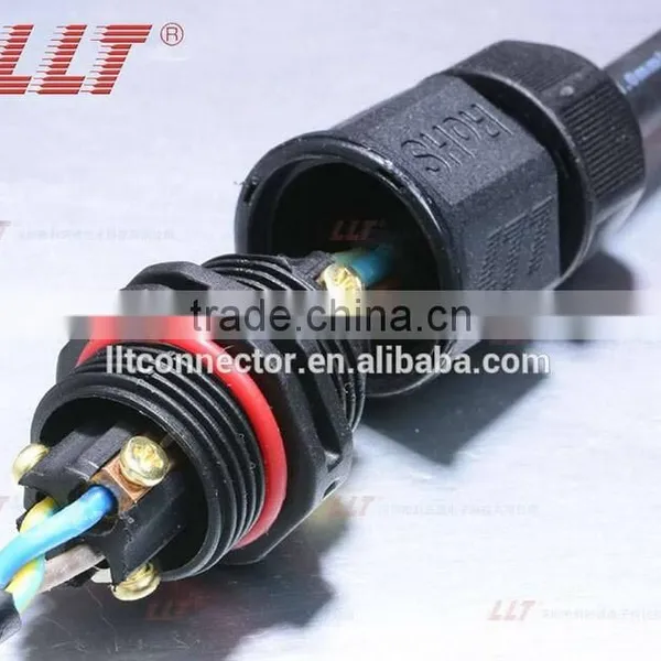 3 Poles Field Installable Screw Terminal Cable Coupler Led Light Connector photo-2
