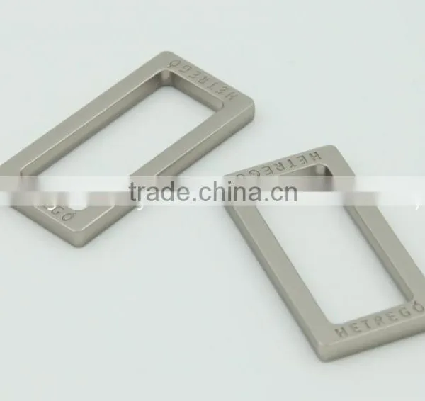 High Quality Wholesale Silver Metal Frame Tags Label Holer With Engraved Logo photo-5