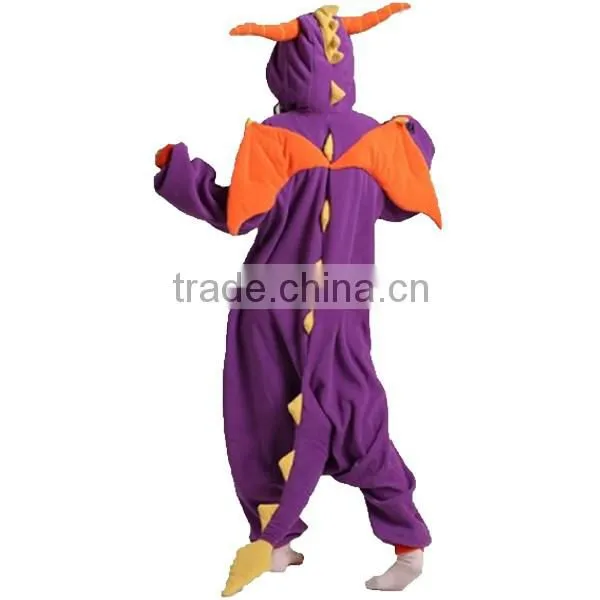 New Mighty Purple Dragon Adult Animal Best Seller Full Body Party Costume photo-3