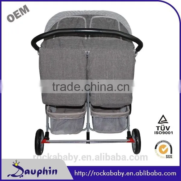 2016 New Style Baby Pram Baby Twin Stroller photo-4