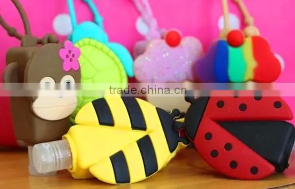 29ml Silicone Perfume Bottle Cover Cheap Silicone Hand Sanitizer Holder Gel Silicone Sanitizer Holder photo-2