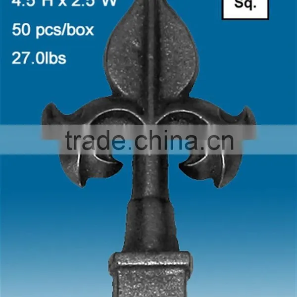 Cast Steel Grape and Leaves Staircase Wrought Iron Components Design photo-5