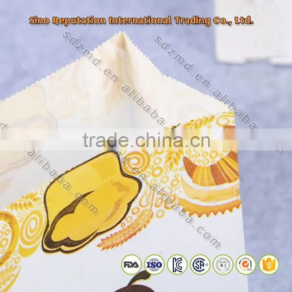 Custom Printed Block Bottom Fast Food Paper Bag photo-4