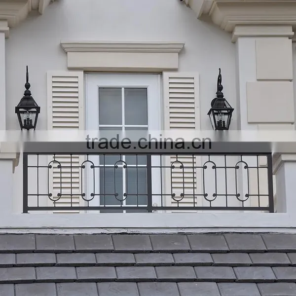 Outdoor Wrought Iron Fence Railing photo-6