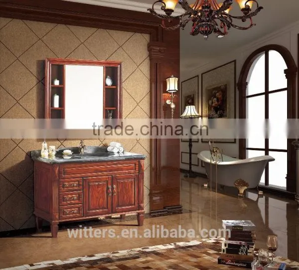 Classic Modern Mirror Bathroom Vanity Cabinet From China WTS829 photo-3