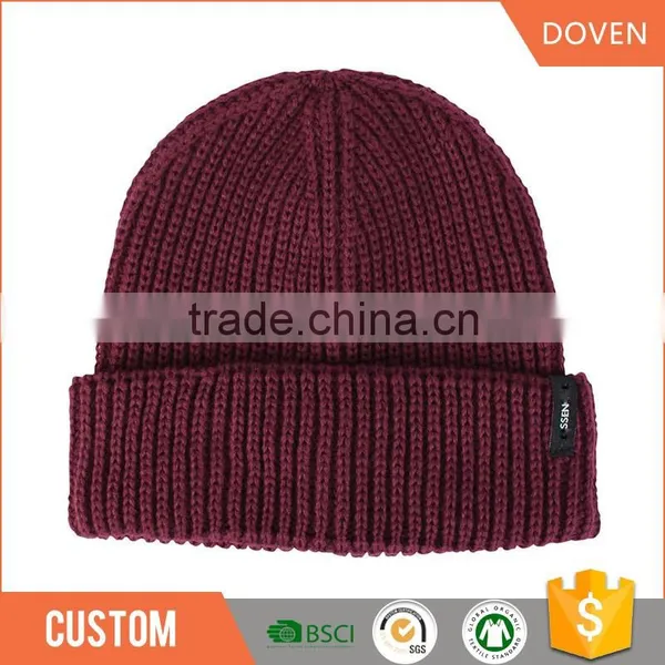 Crocheted Knitted Factory Custom Winter Hats Beanie Hats photo-2