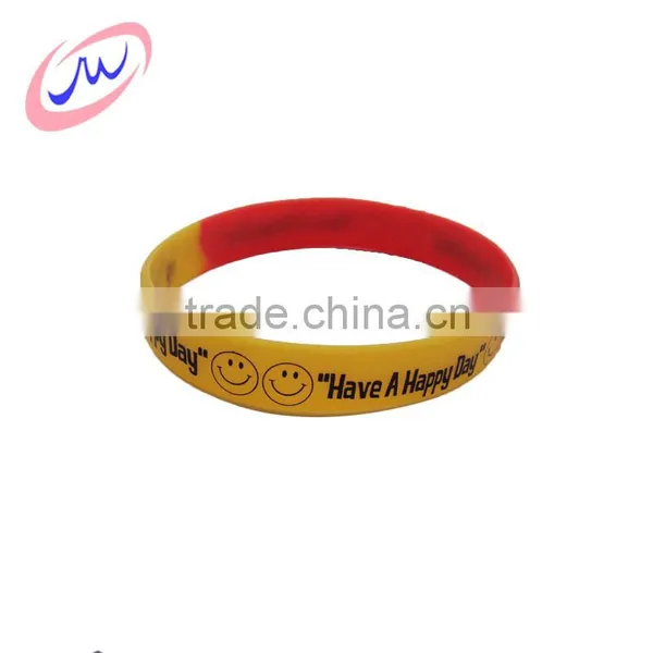 Latest New Model Short Time Delivery Recycled One Inch Silicone Bracelet/wristband photo-3