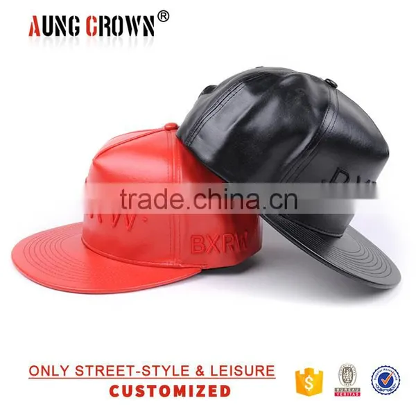 Flat Brim Leather Hats,leather Hats and Caps,flat Brim Leather Hats and Caps photo-2