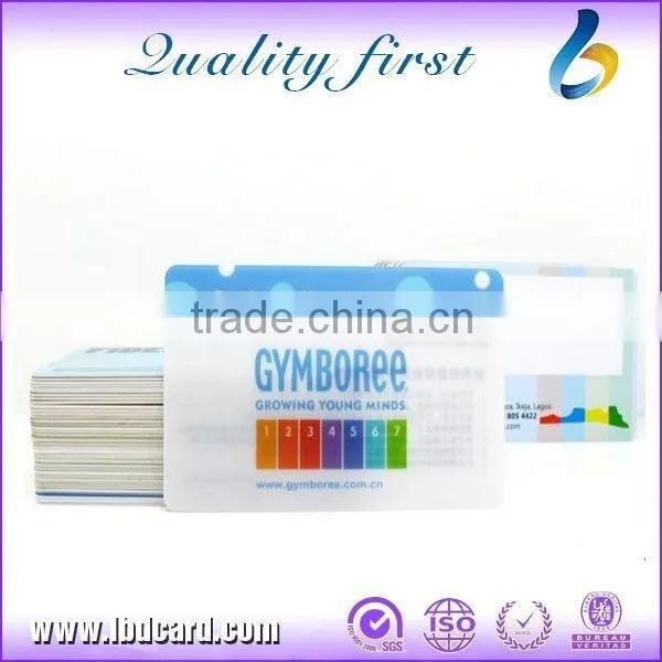 Low MOQs EM4305 NFC Transparent Business Cards Printing photo-2
