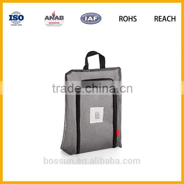 Manufacturing Portable Waterproof Nylon Bag Organizer Travel Shoe Bags With Zipper Closure photo-6