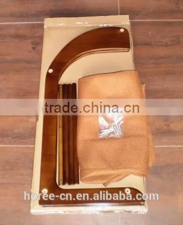 Chinese 100% Household Bamboo Laundry Storage Basket With Mesh Liner photo-2
