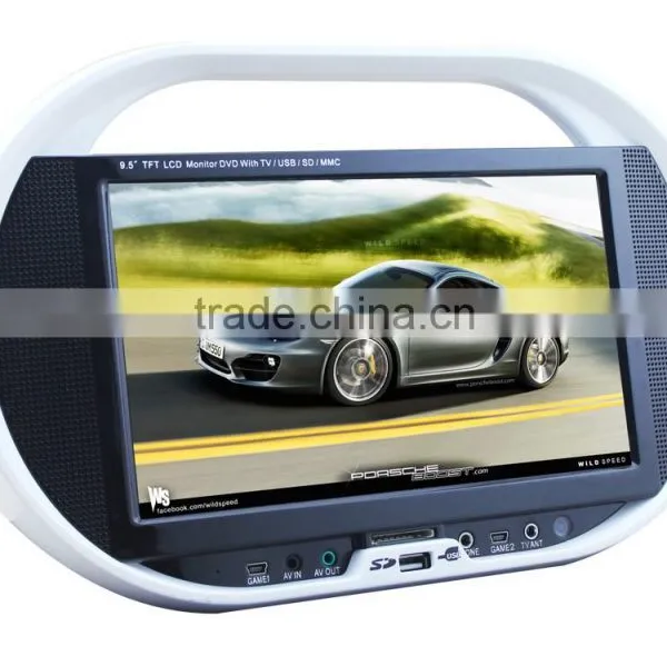 11" Inch Portable DVD Player Compatible With DVD, DVD-RW, VCD,CD-R, CD-RW, MP3, MP4 JPEG(DRVX) photo-3