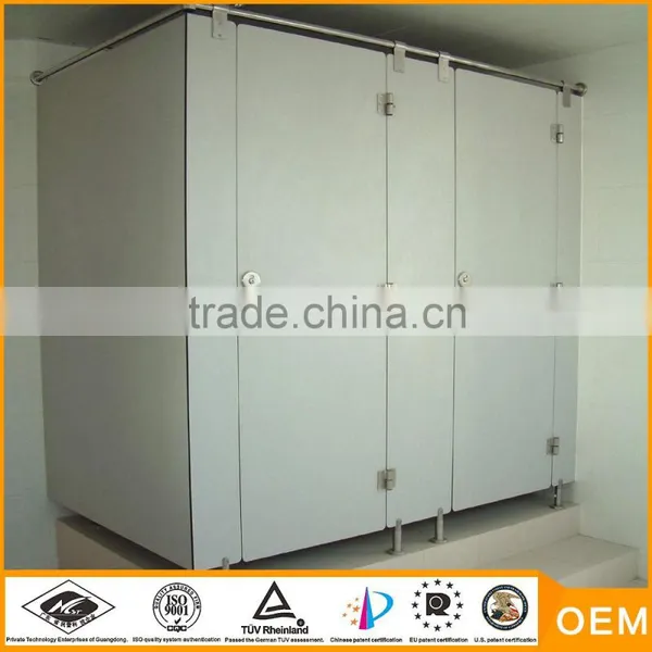 Toilet Partition Panel High Quality HPL Wood Laminate Wall Panels photo-2