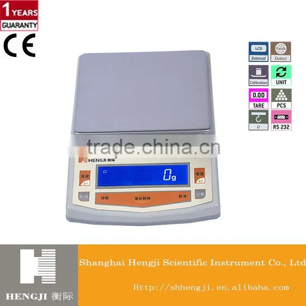 1g Shanghai 2kg Electronic Scale With Blue Backlight LCD Display photo-2