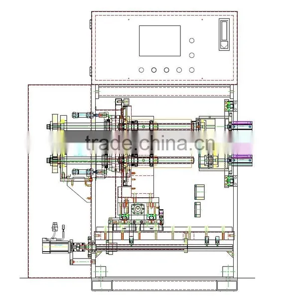 Auto Double Shaft Paper Tape Roll Cutting Machine photo-6