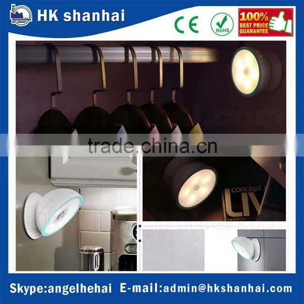 USB Rechargeable Human Body Sensor Switch 360 Rotary 0.5W Motion Sensor Night Light Lamp Lighting Intelligent Night Light photo-6