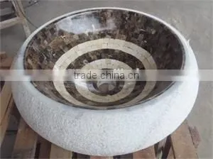 2016 Hot Selling Promotion Natural Stone Counter Top Wash Basin photo-6