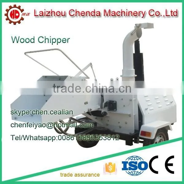18HP-40HP Hydraulic Diesel 10-30cm Diameter Wood Chipper photo-3