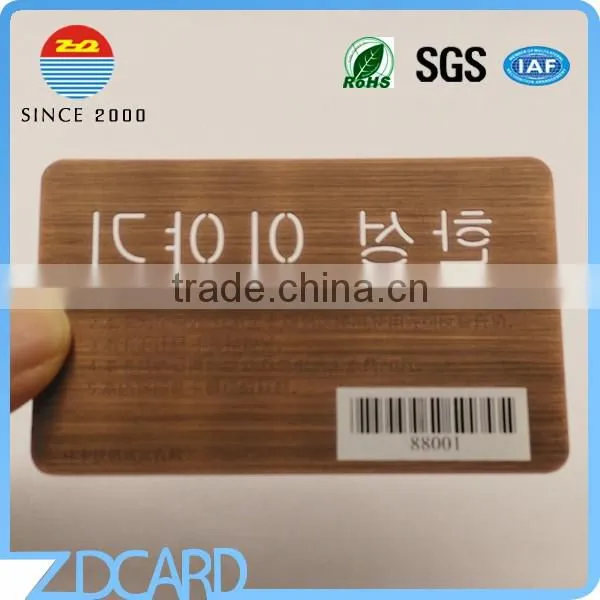 Factory Direct Engraving Brushed Metal Business Cards photo-6