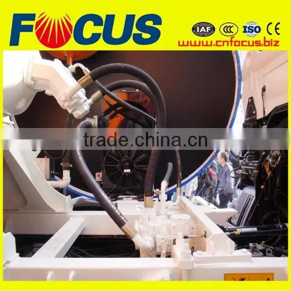 ISO Standard 14 Cubic HOWO Brand Concrete Mixer Truck With 6-Cylinder photo-5