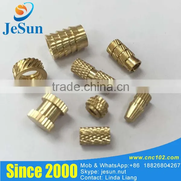 Hot Sale Injection Plastic Copper Nut Knurled Insert M4 M5 M6 photo-2