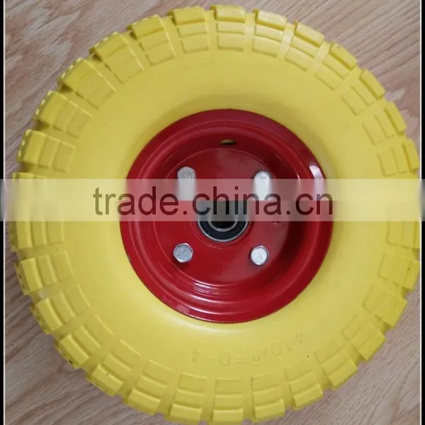 4.10/3.5-4 PU Sack Hand Truck Wheel photo-6