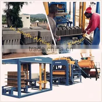 QT4-15 Videos of Working of Concrete Brick Machines photo-5