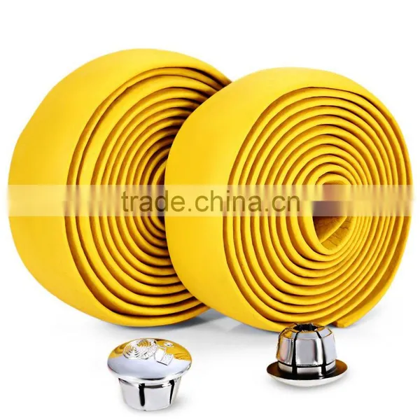 7 Colors 2pcs Bike Accessories Cycling Cork Handlebar Handle Tape Bicycle Bar Ribbon Wrap With 2 Bar Plugs photo-3