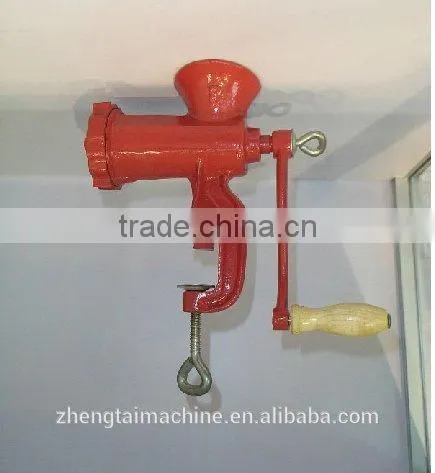 Cast Iron Red Coated Meat Mincer photo-2