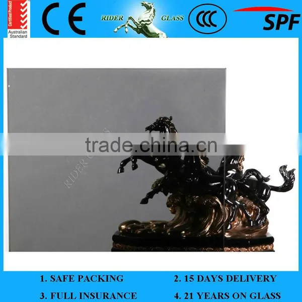 4mm 5mm 6mm Gold Blue Sheet Class Bronze Grey Green Reflective Glass With CE & ISO9001 Glass Window photo-3