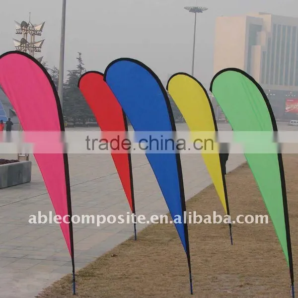 Teardrop Banner and Telescopic Pole