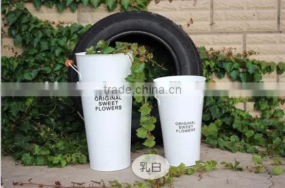Guangxi Display Flower Bucket Home & Garden Metal Hanging Vases photo-3