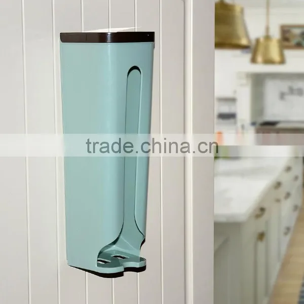 Kitchen Wall Mounted Plastic Storage Box, Home Garbage Bag Storage photo-3