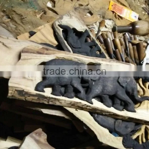 Wood Carved Elephant photo-3