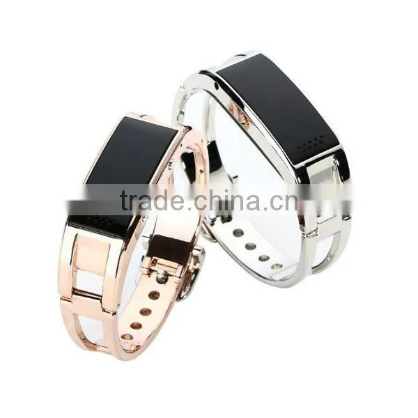 Stainless Steel Smart Watch, Sleep Mornitoring Smart Bracelet, OLED Screen Bluetooth Watch photo-3
