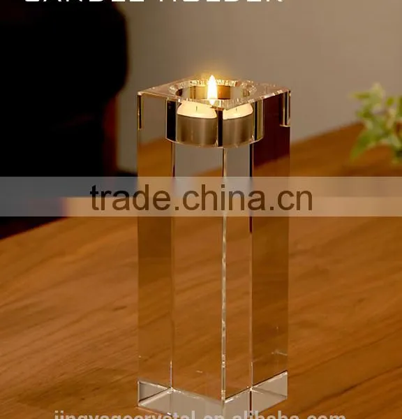 Excellent Glass Crystal Candlestick Wedding for Sale photo-2