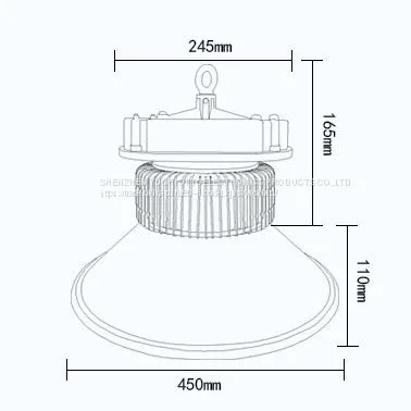 China Manufacturer CE RoHS IP65 High Bay Lighting 100w photo-2