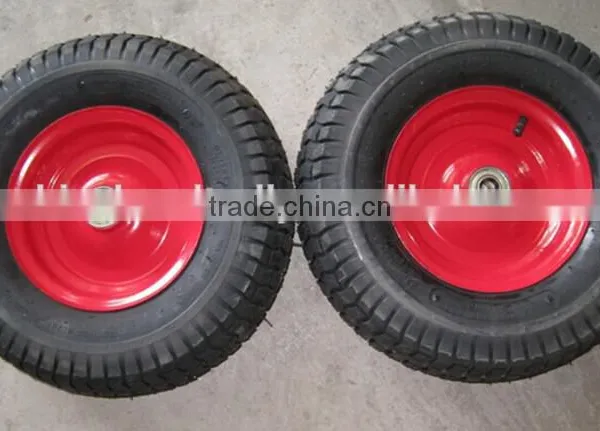 China Heavy Duty Metal Rim Wheel Barrow Wheel photo-2