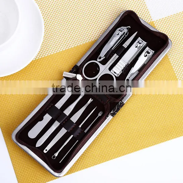 Home Use 9PCS High Quality Beauty Nail Care Nail Clippers Set Manicure Sets photo-5