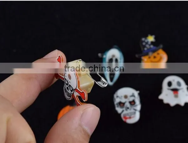 Halloween Badge LED Flicker Badge Pumpkin Ghost Badge photo-6
