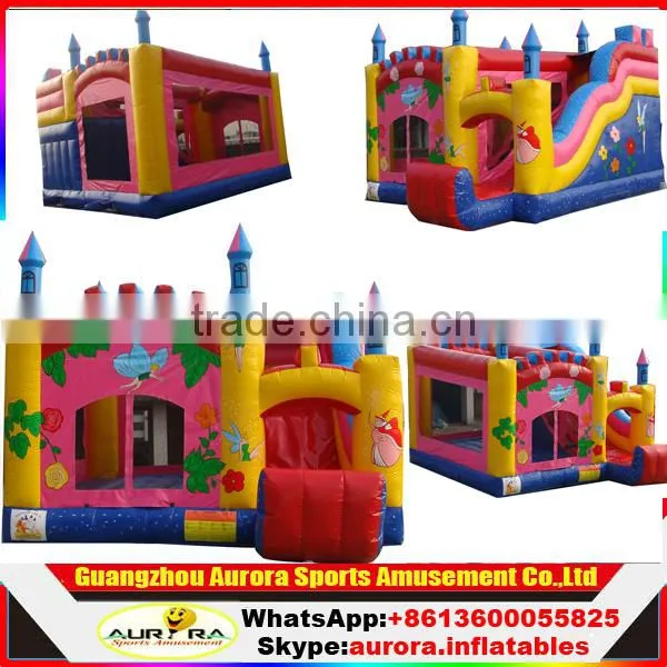 castle inflatable combo/inflatable bounce house/inflatable bouncer with slide